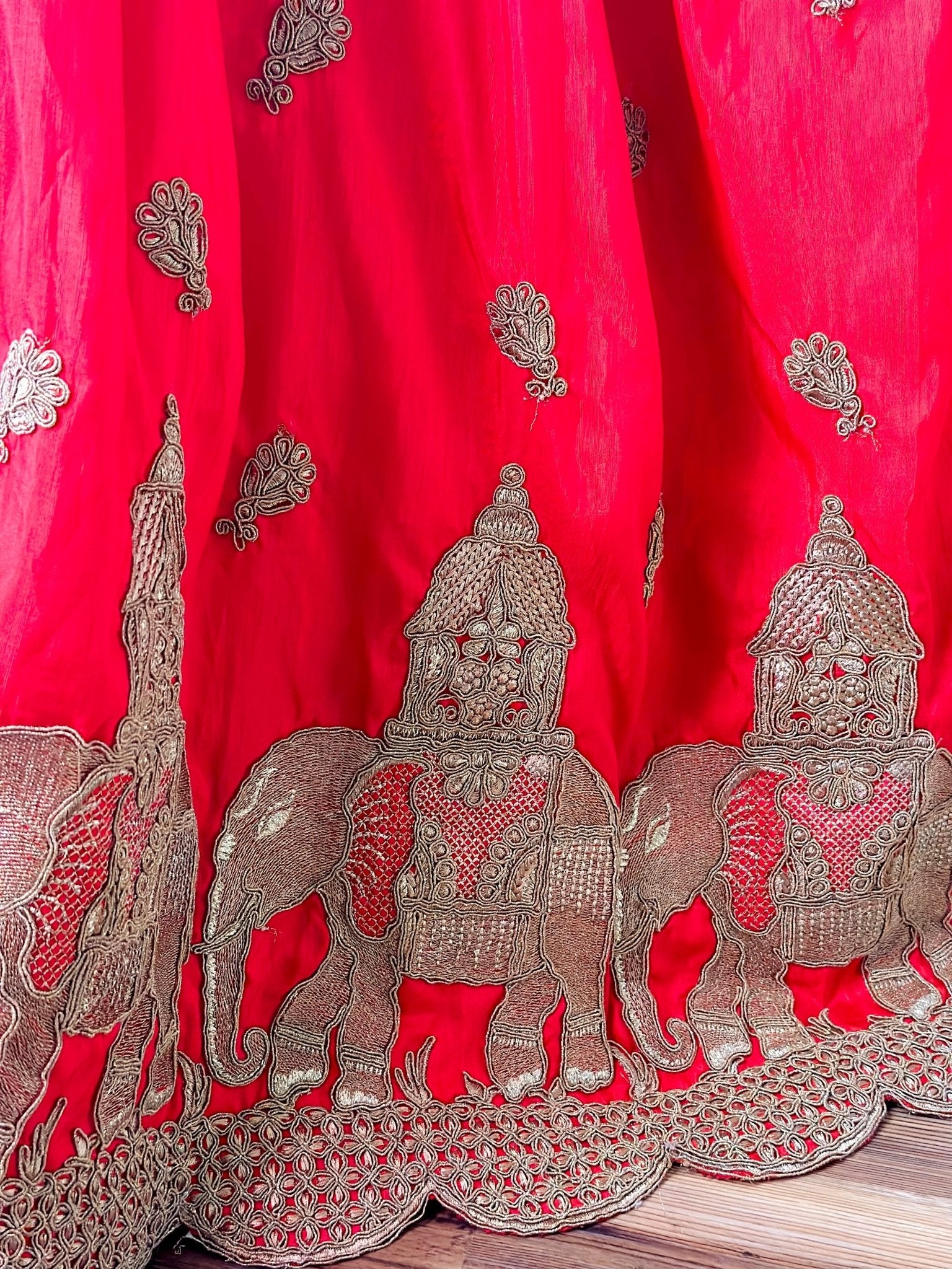 Crimson dream lehenga set